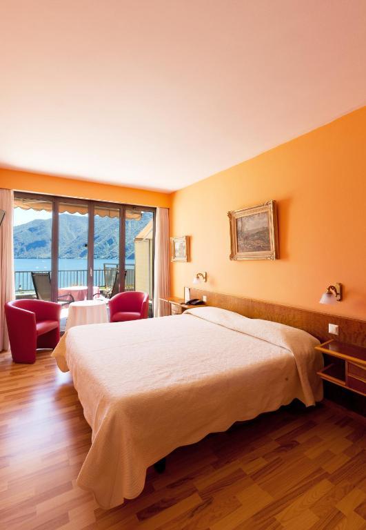 Swiss Lodge Nassa Garni Lugano Zimmer foto