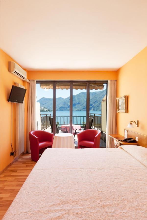 Swiss Lodge Nassa Garni Lugano Zimmer foto